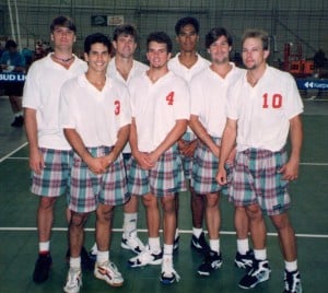 1995 OCC Men Open Front: 1. Danny McInerny, Stevie Li, xx, Alika Williams, xx, Tony McInerny, xx. Darryn Holt, Adam Lockwood, Troy Hotz, Sean Scott