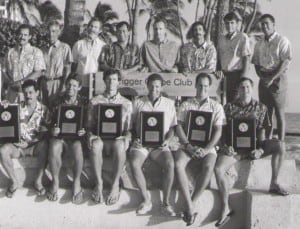 1993 OCC Masters 35 and 40Row 1: Charlie Jenkins, Tom Madison, Jon Andersen, Ralph Smith, Scott Rigg, Randy Shaw. Row 2: Jim Bukes, Chris Crabb, Ilmar Tarikas, Wayne Kekina, John Zabriskie, Mike Cote, Jon Stanley, Coach Kimo Brown. Not pictured: Dennis Berg Jay Anderson, Buster Chapman.