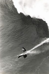 Keone Downing winning the Eddie Aikau at Waimea Bay 1988