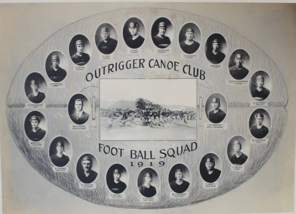 Outrigger Football team 1919